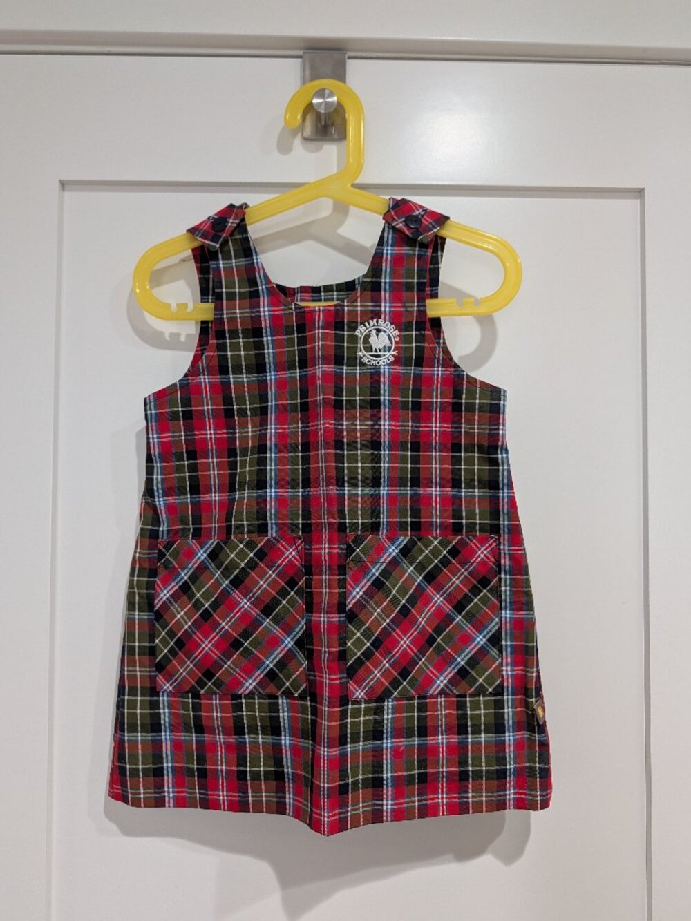 Primrose Plaid A-Line Jumper 3T (Dennis)